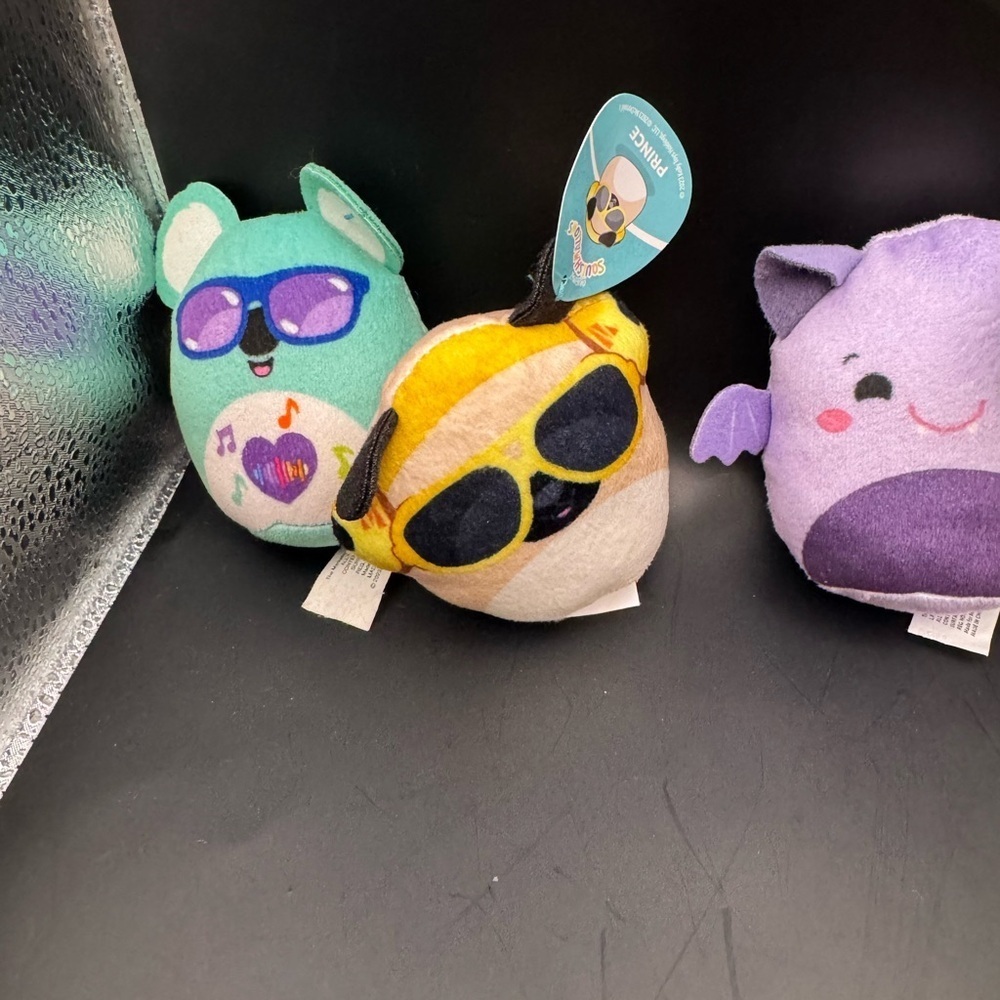 Squishmallows McDonald's Happy Meal Toy Zumeriz, Prince, Stevon, Cam, Kevin,Fifi